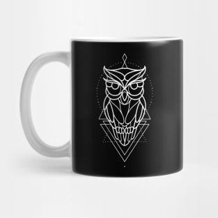 Linework owl design Mug